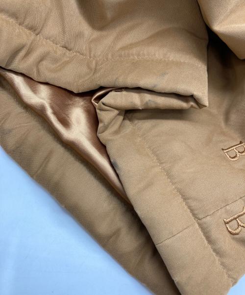 Burberry's（バーバリー）Burberry's (バーバリーズ) Bロゴ刺繍 中綿コート ブラウン サイズ:9ARの古着・服飾アイテム