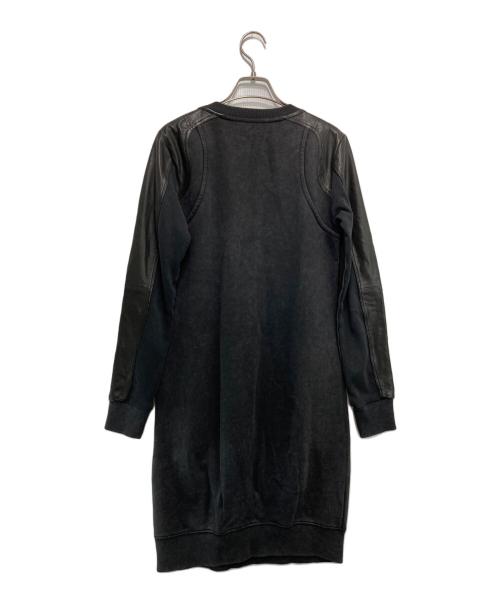 DIESEL（ディーゼル）DIESEL (ディーゼル) スウェットワンピース ブラック サイズ:XSの古着・服飾アイテム