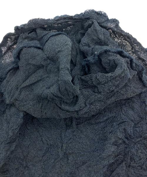 ISSEY MIYAKE PERMANENT（イッセイミヤケパーマネント）ISSEY MIYAKE PERMANENT (イッセイミヤケパーマネント) シワ加工カットソー ネイビー サイズ:Mの古着・服飾アイテム