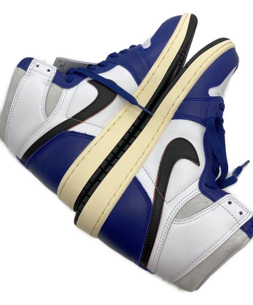 NIKE（ナイキ）NIKE (ナイキ) Air Jordan 1 High OG Rare Air ブルー×ホワイト サイズ:27 未使用品の古着・服飾アイテム