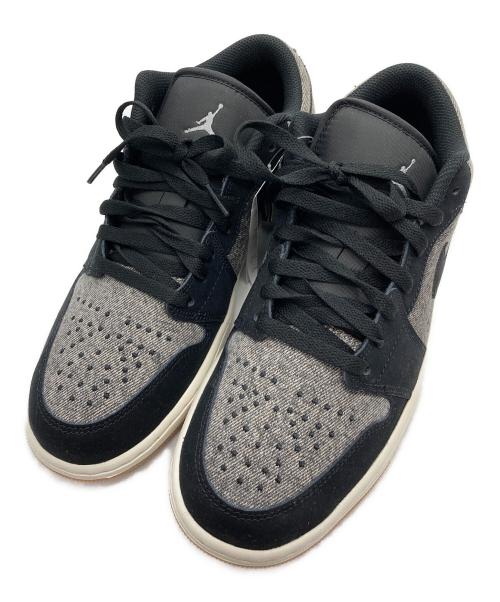 NIKE（ナイキ）NIKE (ナイキ) Air Jordan 1 Low SE ブラック×グレー サイズ:27.5 未使用品の古着・服飾アイテム