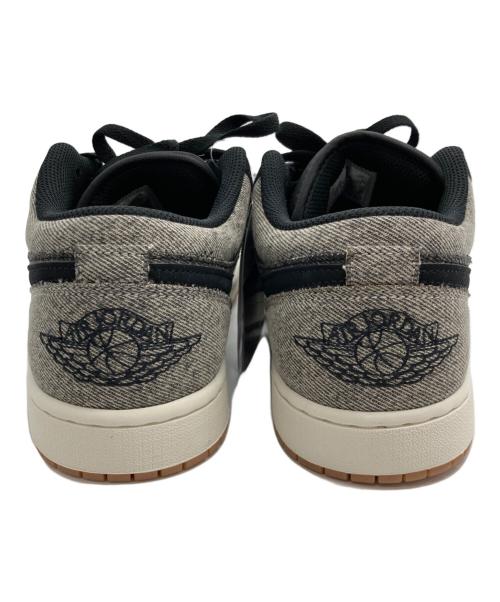 NIKE（ナイキ）NIKE (ナイキ) Air Jordan 1 Low SE ブラック×グレー サイズ:27.5 未使用品の古着・服飾アイテム
