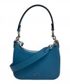 COACHコーチ）の古着「ホーボー クロスボディバッグ」｜スカイブルー