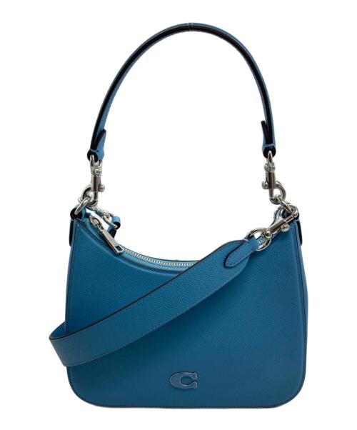 COACH（コーチ）COACH (コーチ) ホーボー クロスボディバッグ スカイブルーの古着・服飾アイテム