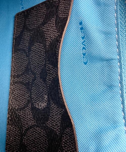 COACH（コーチ）COACH (コーチ) ホーボー クロスボディバッグ スカイブルーの古着・服飾アイテム