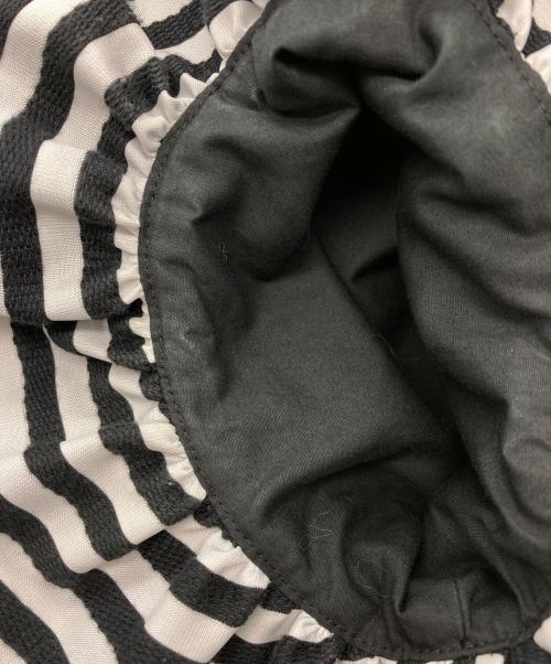 BORDERS at BALCONY（ボーダーズアットバルコニー）BORDERS at BALCONY (ボーダーズアットバルコニー) PUFF SLEEVE TEE DRESS ブラック サイズ:36の古着・服飾アイテム