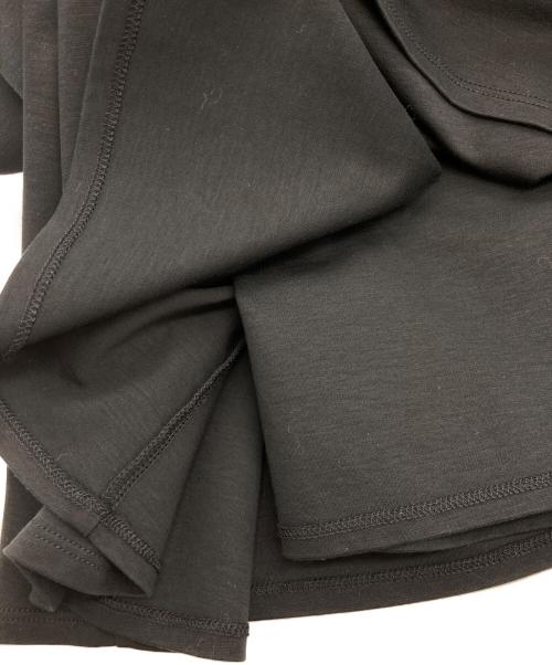 BORDERS at BALCONY（ボーダーズアットバルコニー）BORDERS at BALCONY (ボーダーズアットバルコニー) PUFF SLEEVE TEE DRESS ブラック サイズ:36の古着・服飾アイテム