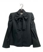 HER.ハー）の古着「タイブラウス」｜ブラック