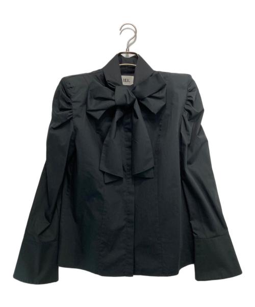 HER.（ハー）HER. (ハー) タイブラウス ブラック サイズ:freeの古着・服飾アイテム