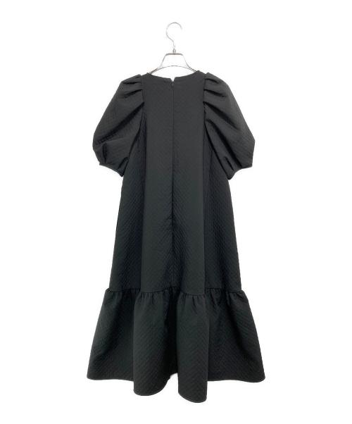 DOUBLE STANDARD（ダブルスタンダード）DOUBLE STANDARD (ダブルスタンダード) フレアシルエットワンピ ブラック サイズ:36の古着・服飾アイテム