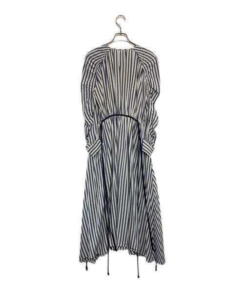 DRESSLAVE（ドレスレイブ）DRESSLAVE (ドレスレイブ) ストライプワンピース ホワイト サイズ:38の古着・服飾アイテム