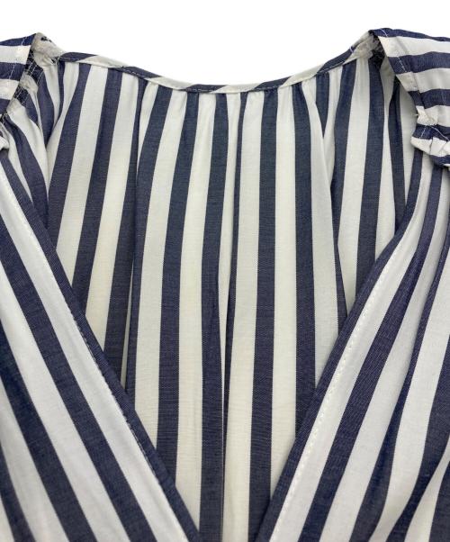 DRESSLAVE（ドレスレイブ）DRESSLAVE (ドレスレイブ) ストライプワンピース ホワイト サイズ:38の古着・服飾アイテム