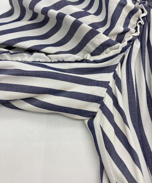 DRESSLAVE（ドレスレイブ）DRESSLAVE (ドレスレイブ) ストライプワンピース ホワイト サイズ:38の古着・服飾アイテム