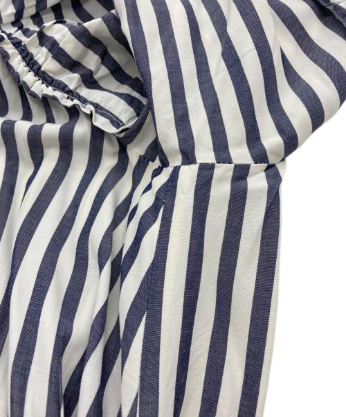 DRESSLAVE（ドレスレイブ）DRESSLAVE (ドレスレイブ) ストライプワンピース ホワイト サイズ:38の古着・服飾アイテム