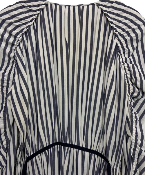 DRESSLAVE（ドレスレイブ）DRESSLAVE (ドレスレイブ) ストライプワンピース ホワイト サイズ:38の古着・服飾アイテム