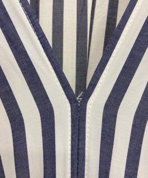 DRESSLAVE（ドレスレイブ）DRESSLAVE (ドレスレイブ) ストライプワンピース ホワイト サイズ:38の古着・服飾アイテム