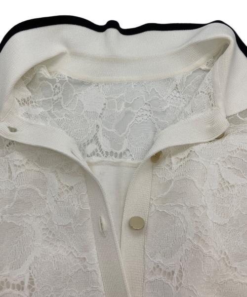 Diagram（ダイアグラム）Diagram (ダイアグラム) レース切替ワンピース ホワイト サイズ:38の古着・服飾アイテム