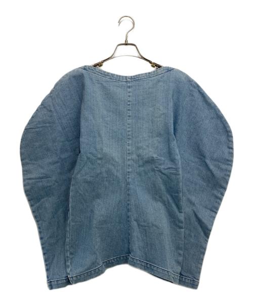 Whim Gazette（ウィムガゼット）Whim Gazette (ウィムガゼット) DENIM ストレッチプルオーバー インディゴ サイズ:Fの古着・服飾アイテム