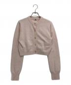 H BEAUTY&YOUTHエイチ ビューティー&ユース）の古着「スパークルニットカーディガン」｜ピンク