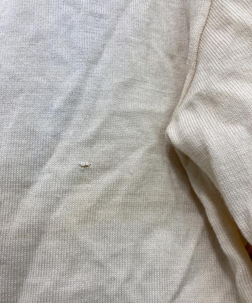 Salvatore Ferragamo（サルヴァトーレ フェラガモ）Salvatore Ferragamo (サルヴァトーレ フェラガモ) ［古着］スカーフ切替カーディガン ベージュ サイズ:Mの古着・服飾アイテム