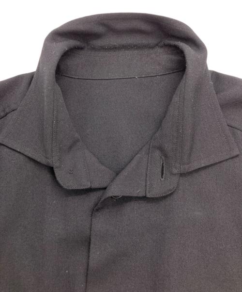 im MEN ISSEY MIYAKE（アイム メン イッセイミヤケ）im MEN ISSEY MIYAKE (アイム メン イッセイミヤケ) ハイブリッドウールポケットシャツ ブラック サイズ:3の古着・服飾アイテム