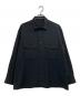 im MEN ISSEY MIYAKE（アイム メン イッセイミヤケ）の古着「ハイブリッドウールポケットシャツ」｜ブラック