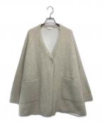 BALLSEYボールジィ）の古着「ダブルフェイスフォックス Vネックカーディガン」｜ベージュ