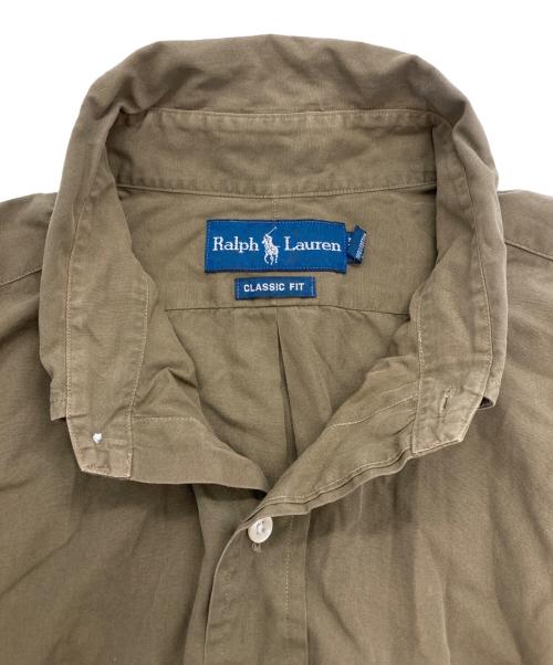 POLO RALPH LAUREN（ポロ・ラルフローレン）POLO RALPH LAUREN (ポロ・ラルフローレン) CLASSIC FIT ボタンダウンシャツ カーキ サイズ:XLの古着・服飾アイテム