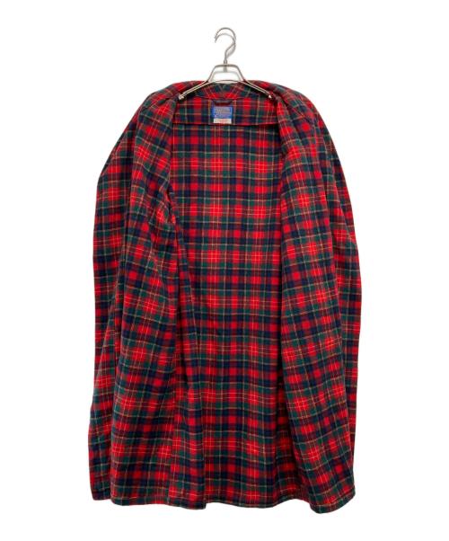 PENDLETON（ペンドルトン）PENDLETON (ペンドルトン) ［古着］70's ウールガウンコート レッド サイズ:Lの古着・服飾アイテム