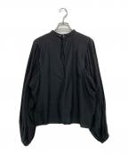 6(ROKU) BEAUTY&YOUTHロク ビューティーアンドユース）の古着「WASHED VOLUME SHIRT/シャツ」｜ブラック