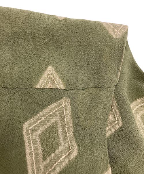 Needles（ニードルズ）Needles (ニードルズ) V Neck Shirt Diamond Jq グリーン サイズ:Sの古着・服飾アイテム