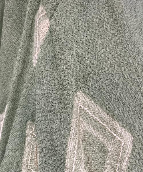 Needles（ニードルズ）Needles (ニードルズ) V Neck Shirt Diamond Jq グリーン サイズ:Sの古着・服飾アイテム