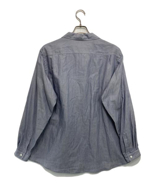 AURALEE（オーラリー）AURALEE (オーラリー) GIZA LIGHT WEIGHT DOUBLE-CLOTH SHIRTS スカイブルー サイズ:3の古着・服飾アイテム
