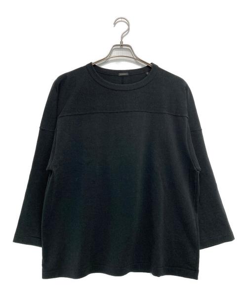 COMOLI（コモリ）COMOLI (コモリ) フットボールTシャツ ブラック サイズ:2の古着・服飾アイテム
