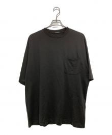 COMOLI（コモリ）の古着「サマーウール天竺Tシャツ」｜ブラック
