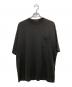 COMOLI（コモリ）の古着「サマーウール天竺Tシャツ」｜ブラック