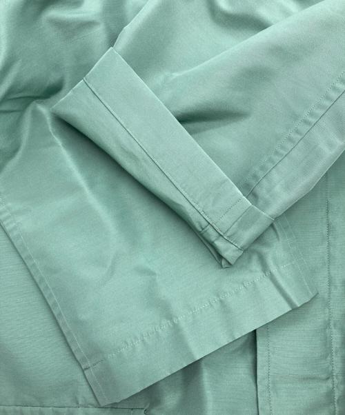 AURALEE（オーラリー）AURALEE (オーラリー) シルクポリエステルグログランステンカラーコート グリーン サイズ:3の古着・服飾アイテム