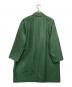 AURALEE (オーラリー) シルクポリエステルグログランステンカラーコート グリーン サイズ:3：19000円