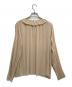 Christian Dior (クリスチャン ディオール) [OLD]プリーツブラウス ベージュ サイズ:M：6000円