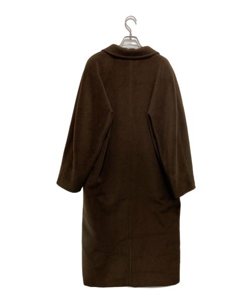 MaxMara（マックスマーラ）MaxMara (マックスマーラ) ウールダブルコート ブラウン サイズ:J36の古着・服飾アイテム