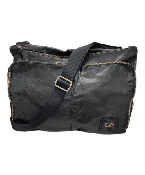 DOLCE & GABBANA（ドルチェ＆ガッバーナ）DOLCE & GABBANA (ドルチェ＆ガッバーナ) レザーショルダーバッグの古着・服飾アイテム