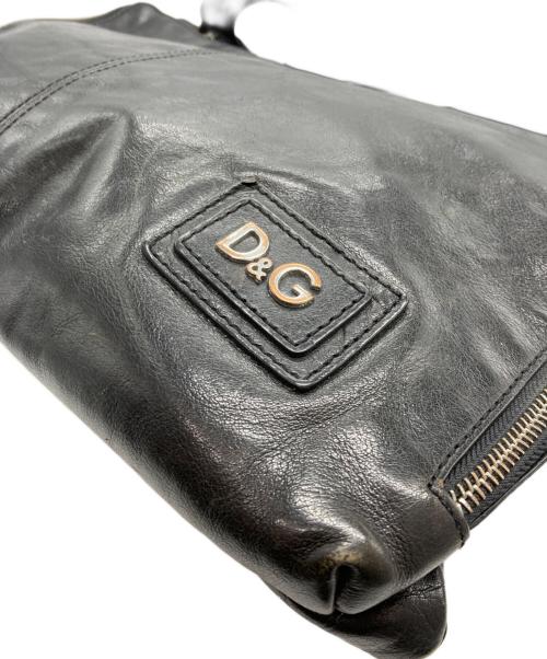 DOLCE & GABBANA（ドルチェ＆ガッバーナ）DOLCE & GABBANA (ドルチェ＆ガッバーナ) レザーショルダーバッグの古着・服飾アイテム