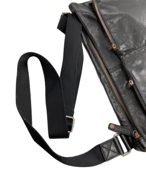 DOLCE & GABBANA（ドルチェ＆ガッバーナ）DOLCE & GABBANA (ドルチェ＆ガッバーナ) レザーショルダーバッグの古着・服飾アイテム