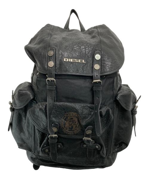 DIESEL（ディーゼル）DIESEL (ディーゼル) レザーナイロンリュックの古着・服飾アイテム