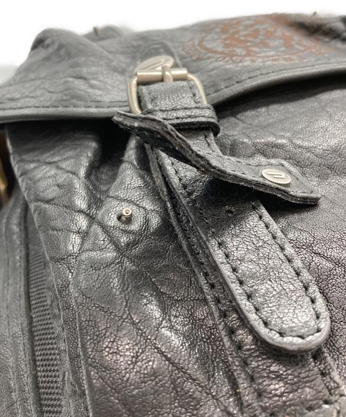 DIESEL（ディーゼル）DIESEL (ディーゼル) レザーナイロンリュックの古着・服飾アイテム