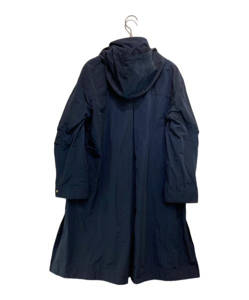 自由区（ジユウク）自由区 (ジユウク) ライトメモリータフタ ロングコート ネイビー サイズ:38の古着・服飾アイテム