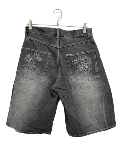 BlackEyePatch（ブラックアイパッチ）BlackEyePatch (ブラックアイパッチ) OG DRAGON BAGGY DENIM SHORTS グレー サイズ:32の古着・服飾アイテム