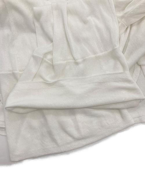 HER LIP TO（ハーリップトゥ）Her lip to (ハーリップトゥ) UV Knit Dress Cardigan ホワイト サイズ:Mの古着・服飾アイテム