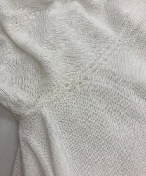 HER LIP TO（ハーリップトゥ）Her lip to (ハーリップトゥ) UV Knit Dress Cardigan ホワイト サイズ:Mの古着・服飾アイテム