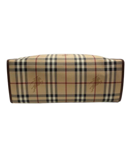 BURBERRY LONDON（バーバリーロンドン）BURBERRY LONDON (バーバリーロンドン) ノヴァチェック PVCトートバッグ ベージュの古着・服飾アイテム